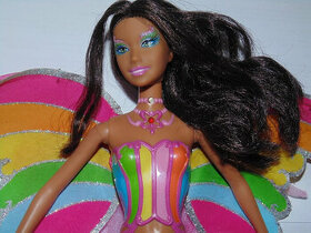 Barbie černoška víla s krídlami