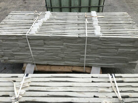 Betónový plot, panely vibroliate jednostranné, bridlica - 1