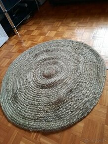 Jutový koberec priemer 100 cm