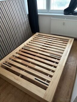 Predám posteľ IKEA Mandal 140 cm s úložným priestorom