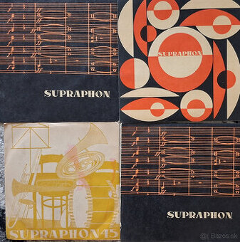 Malé retro LP gramofónové platne SUPRAPHON