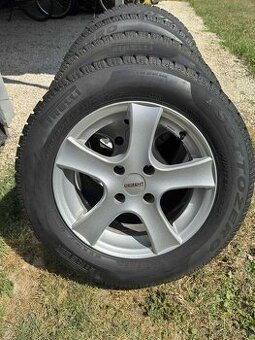 Hliníkové disky DEZENT 4x108 R15 + zimné pneumatiky