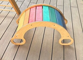 Montessori hojdacka , picklerov triangel, drevena hracka pre