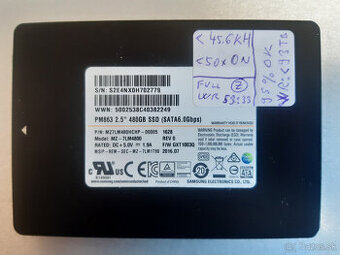 SSD 480GB SAMSUNG PM863 Series Enterprise SSD 2,5" 7mm SATA