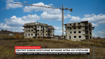 2 izbový byt 54 m² v novom projekte, Mlynárce, Nitra