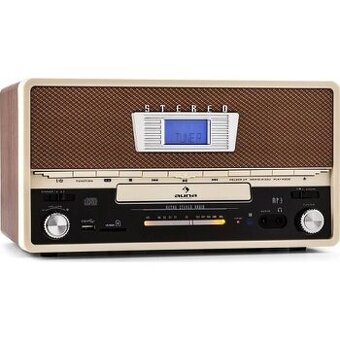Auna Retro rádio CD/MP3 BT USB SD