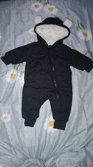 Zimný overal s kapucňou