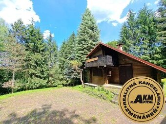 Chata zrubová 661 m2 priehrada Zvolen Môťová na predaj