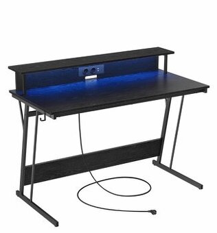 Písací/Herný stôl ROBUST - čierna