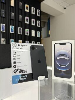 Nový  iPhone 16E 128 GB  - ZÁRUKA 1 ROK