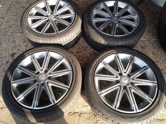 Alu disky Mercedes R17 s letnými pneu Yokohama - dvojrozmer