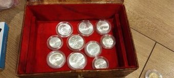 Strieborné mince ČSSR