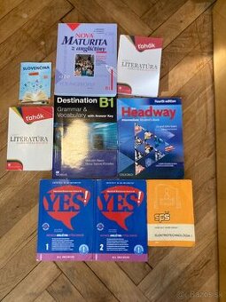 📚 MATURITNÉ KNIHY – ANGLIČTINA B1/B2, LITERATÚRA, ELEKTRO