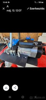 Elektrická rezačka hydraulických hadíc. -