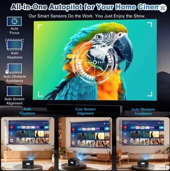 HORLAT Sealed Optical Google TV Projektor 4K UHD – 3500 ANSI