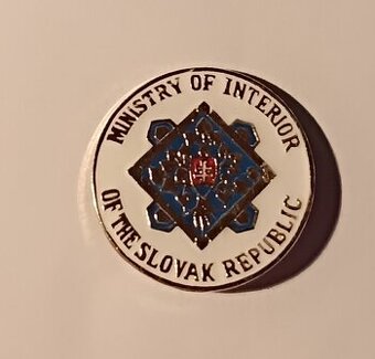 Klopový odznak Ministerstvo vnútra SR