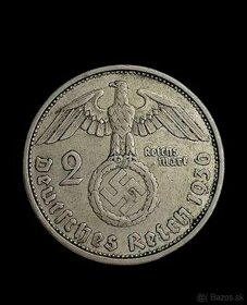 2 Marka 1936 G - vzácnejšia mincovna