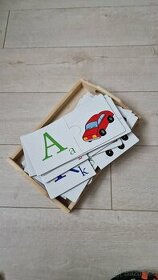 Puzzle priradovanie začiatočných písmen - 1