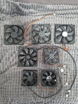 Ventilátory 120 mm 92 mm 80 mm 3pin 12v