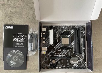 ASUS PRIME A520M-A II + procesor AMD Ryzen 5 3500x