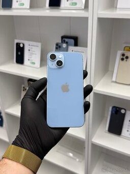 ZÁRUKA 2 ROKY / Apple iPhone 14 256GB Blue, 100% ZDRAVIE