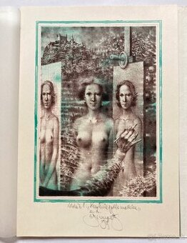 Albín Brunovský - Kreslenie podľa modelu, r. 1979, grafika