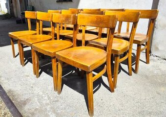 Retro krčmové stoličky - viac kusov