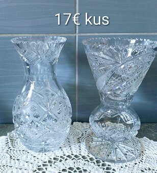 Krištáľ - misa , poháre,