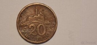 20 Halierov ,Slovenská Republika. Z 1942 roku