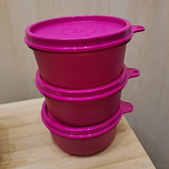 Tupperware 3x200ml ruzove