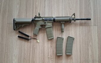 Delta Armory M4 AR15 RIS Charlie + 3x Midcap zásobník