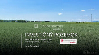 Investičný pozemok 13169 m2, Nemčice, Topoľčany