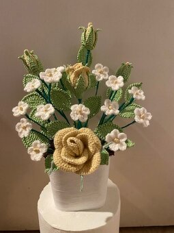 Háčkovaní kvety alebo kytice