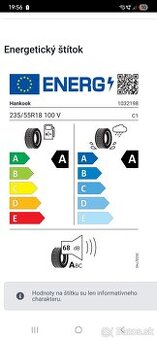 Pneumatiky nové 235/55 r18