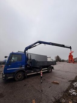 MAN TGL 12.250 hákový nosič kontejnerů + Fassi F105XP