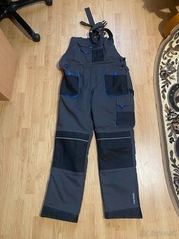 Zimné pracovne nohavice, montérky na traky PROFI COOL  XL