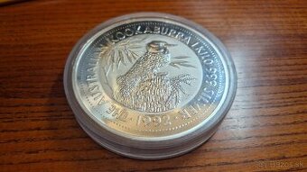 Investičné striebro - Kookaburra 1992 1 kg