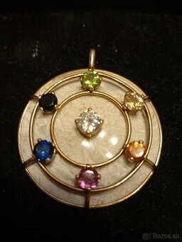 Prívesok s ezogetickými hodinami