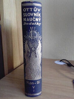 Originál Ottuv Slovník naučný - dodatok V 2 Rón-Si 1939