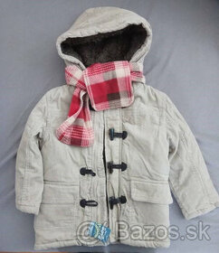 Novy Detský zimny kabátik hnedý menžester - 1