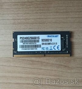 SO-DIMM Patriot 8 GB DDR4 2666 MHz CL19