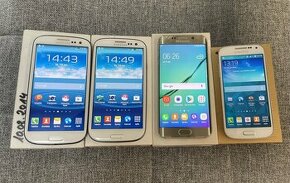 SAMSUNG Galaxy S6 Edge, S3, S4 mini (plne funkčné)
