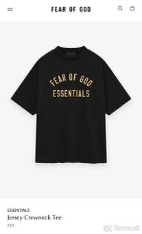 Essentials fear of god tričko
