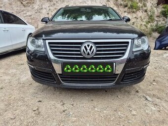 Predám kompletný predok pre Volkswagen Passat b6 3c--BLACK-