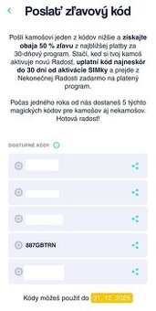 RADOSŤ KÓDY - zadarmo