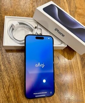 Apple iPhone 15 Pro 256GB Blue Titanium