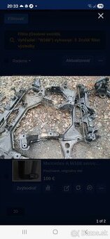 Mercedes A W168 Vaneo rok 1998-2004 naprava