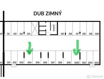 Prenájom parkovacie miesto 2Duby