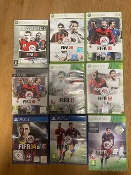 Predám Fifa hry na xbox, playstation