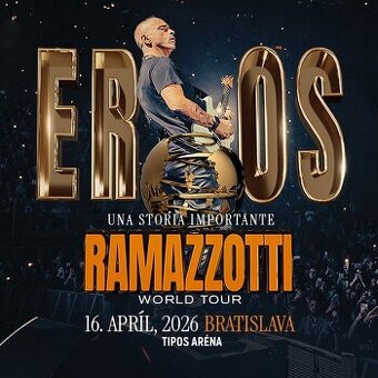 Eros Ramazzotti - 4 vstupenky na sedenie